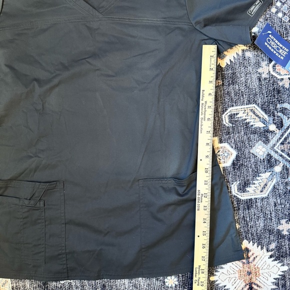 NWT Cherokee Women’s Core Stretch Scrub Top in Pewter Gray Size Medium - Picture 14 of 15